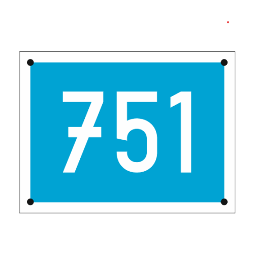 Garážové číslo 20x15cm